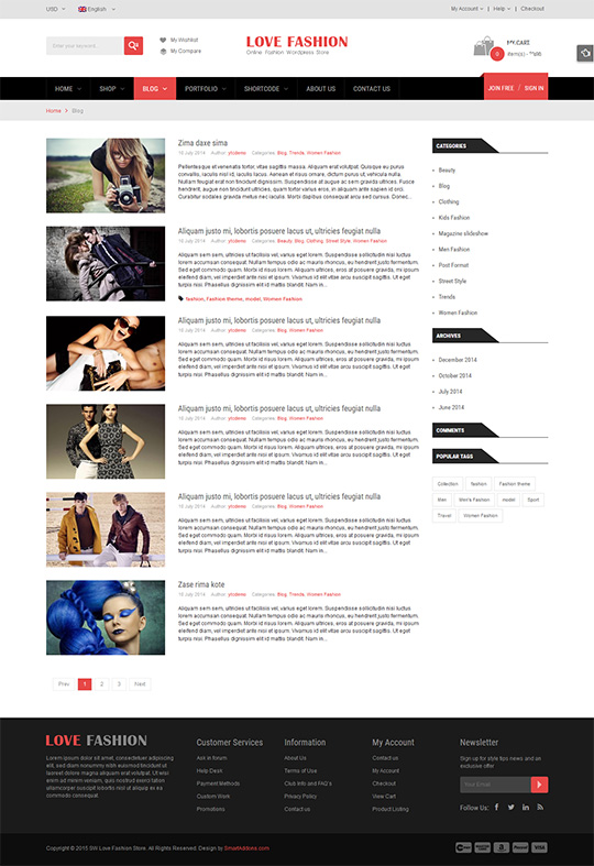 Blog Right Sidebar