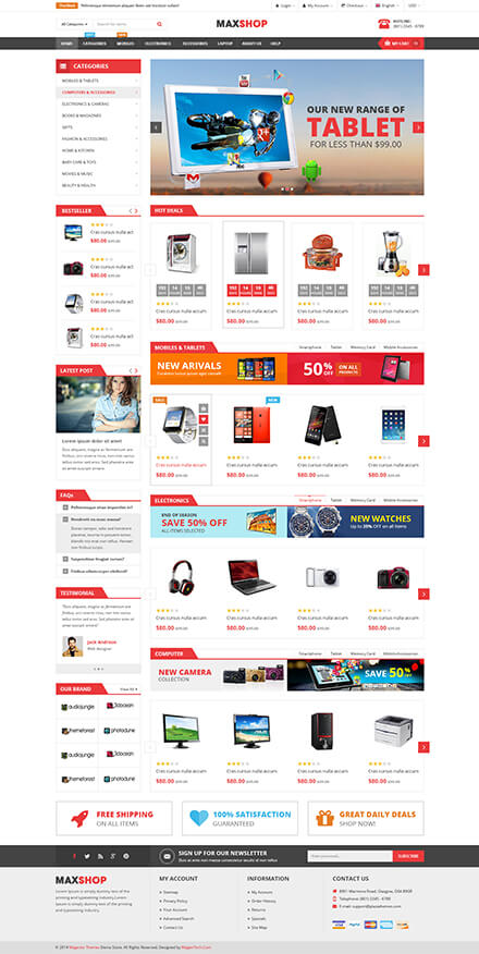 Home Page 1 - Multi-Purpose WooCommerce WordPress Theme - MaxShop | WPThemeGo