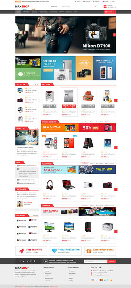 Home Page 2 - Multi-Purpose WooCommerce WordPress Theme - MaxShop | WPThemeGo
