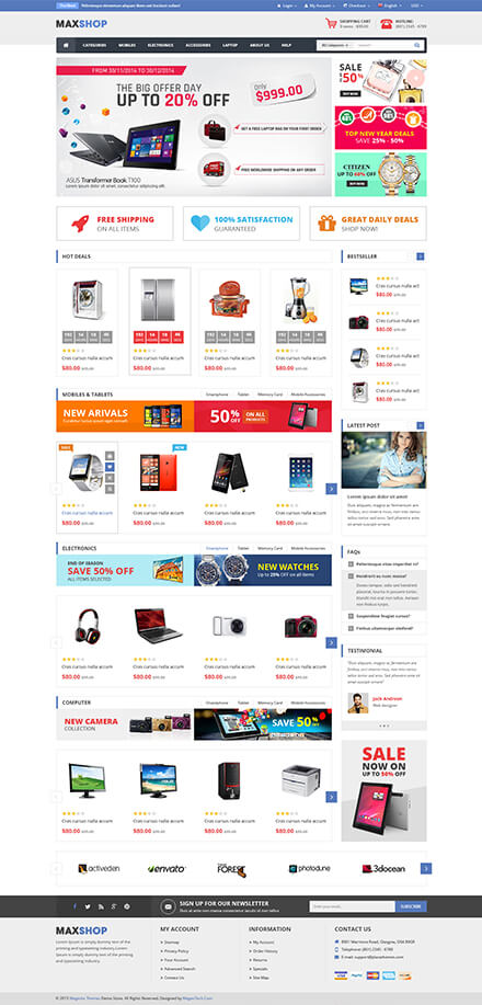 Home Page 3 - Multi-Purpose WooCommerce WordPress Theme - MaxShop | WPThemeGo