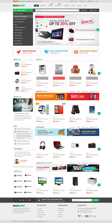 Home Page 4 - Multi-Purpose WooCommerce WordPress Theme - MaxShop | WPThemeGo