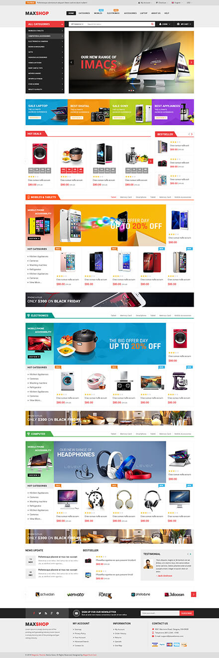 Home Page 6 - Multi-Purpose WooCommerce WordPress Theme - MaxShop | WPThemeGo