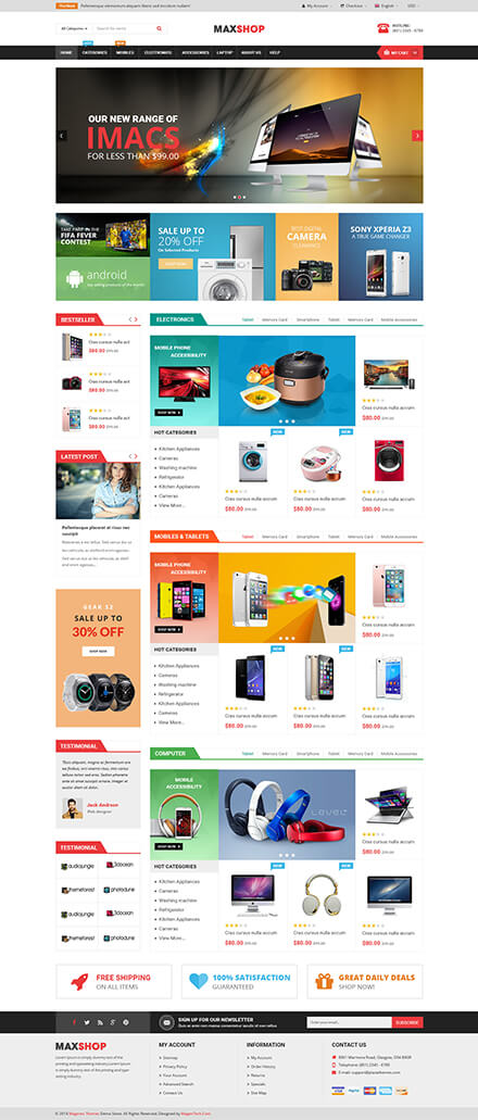 Home Page 7 - Multi-Purpose WooCommerce WordPress Theme - MaxShop | WPThemeGo