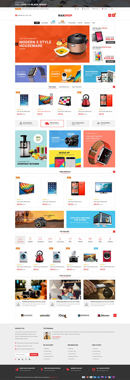 Home Page 9 - Multi-Purpose WooCommerce WordPress Theme - MaxShop | WPThemeGo