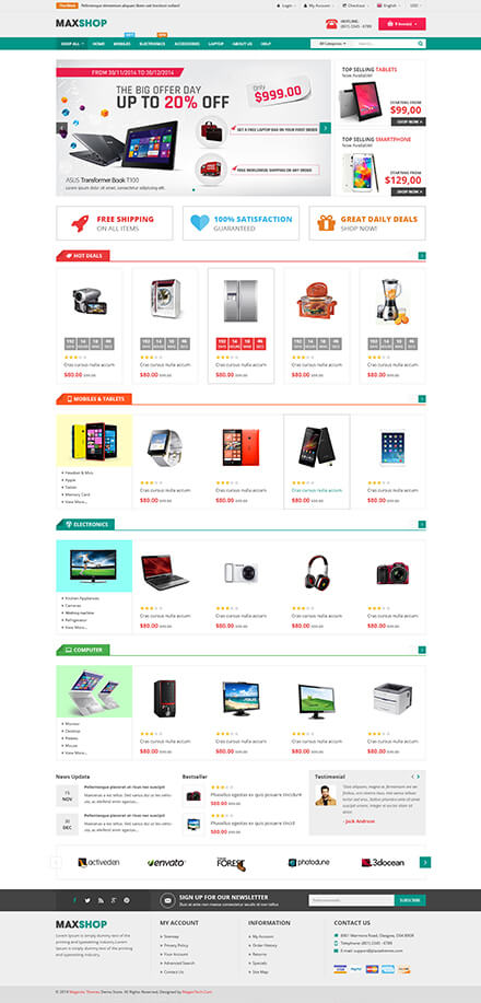 Home Page 5 - Multi-Purpose WooCommerce WordPress Theme - MaxShop | WPThemeGo